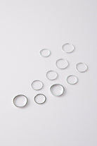 Versatile Rings - Set of 10 Pieces - Perla Aura