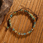 African Beads Bracelet - Adjustable  - Perla Aura