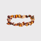 Garnet Gravel Bracelet - Colorful Natural Stones - Perla Aura