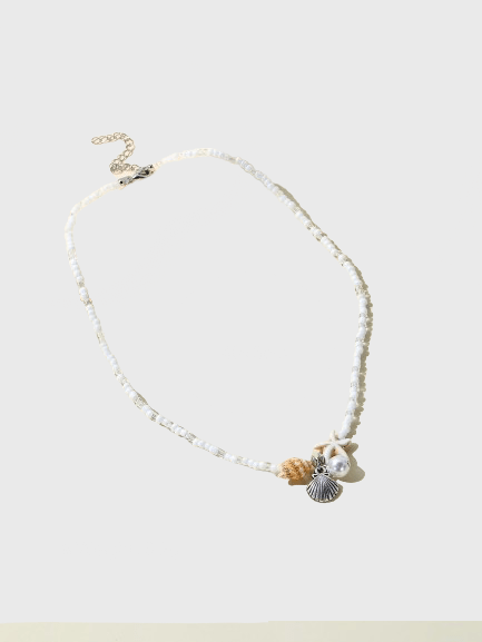  Starfish Jewelry Set - Anklet Bracelet Necklace - Perla Aura