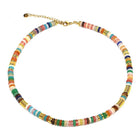 Multi-Color Bead Necklace and Bracelet - Perla Aura