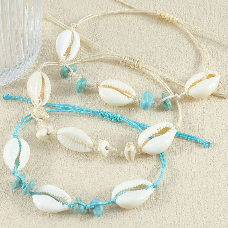 Shell Bracelet - Adjustable  - Perla Aura