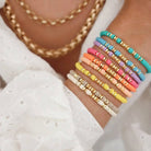 Adjustable Boho Bracelets - Set of 9 - Perla Aura