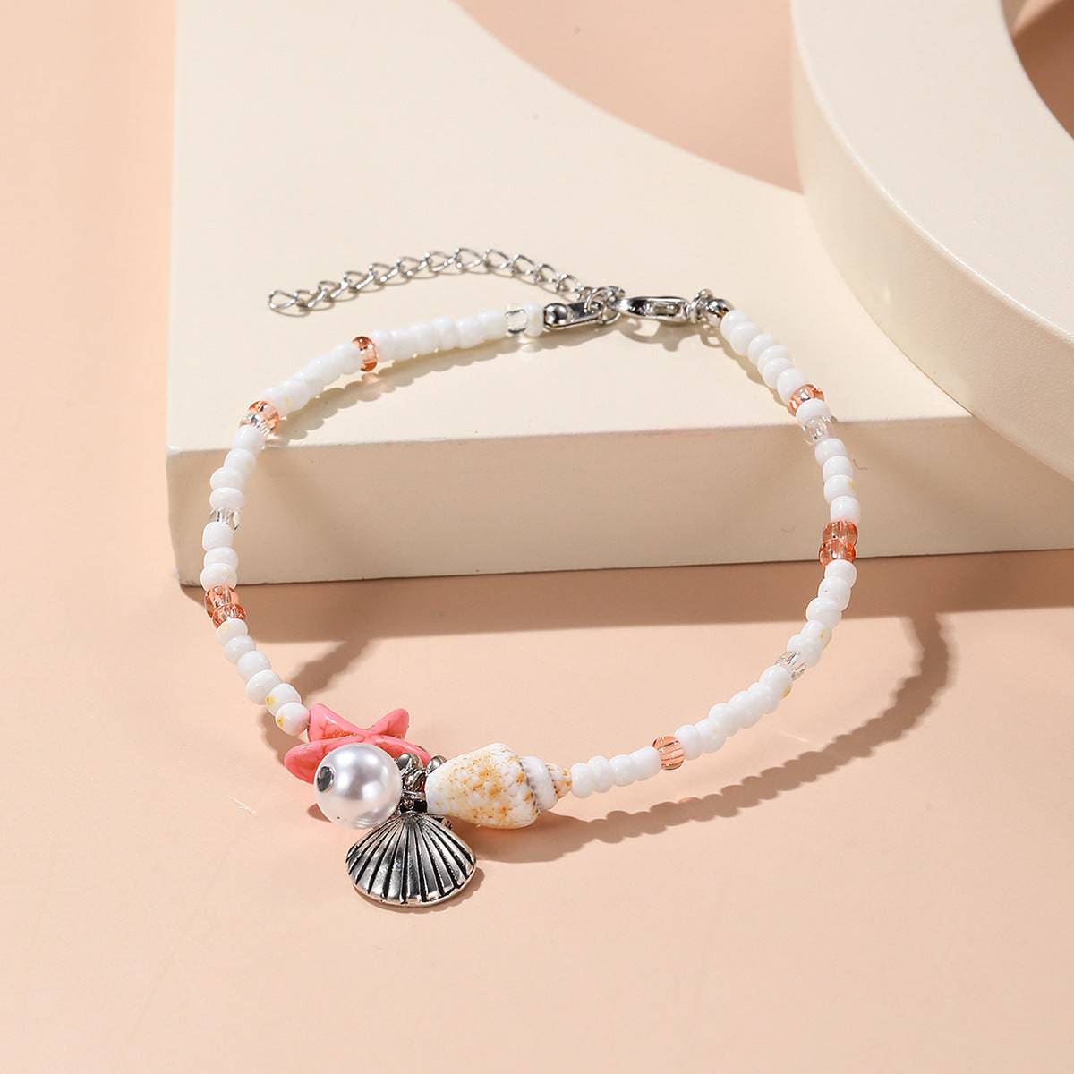 Charming Starfish Jewelry Set - Anklet, Bracelet, and Necklace - Perla Aura